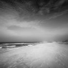 Allein am Strand #bw