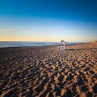 Allein am Strand 