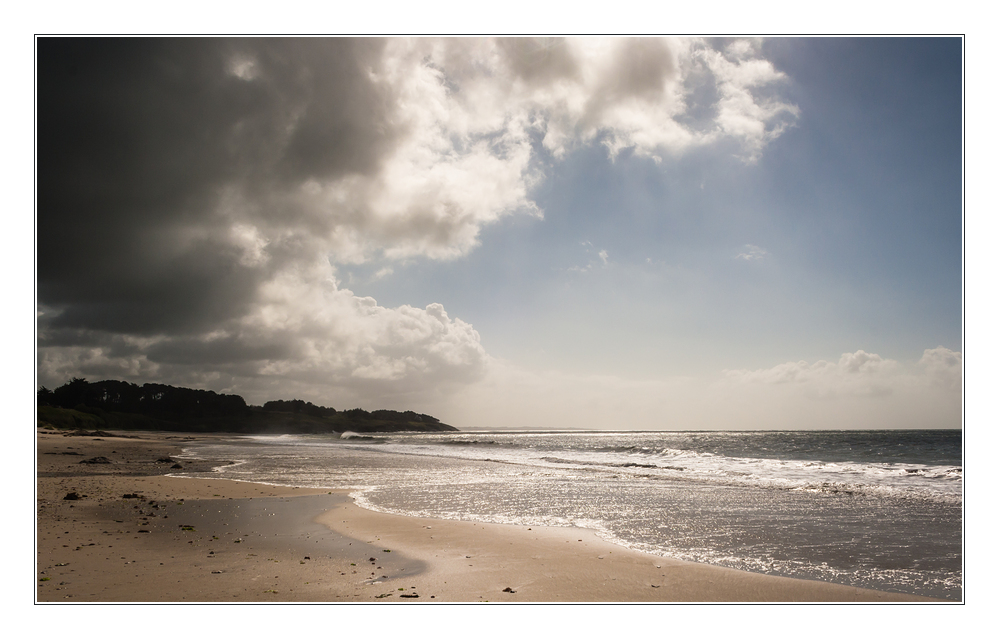 Allein am Strand...