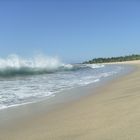 Allein am Strand in Mexico