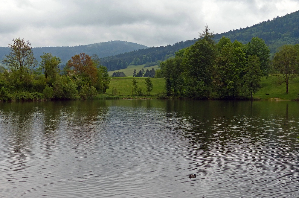 Allein auf dem Freudensee