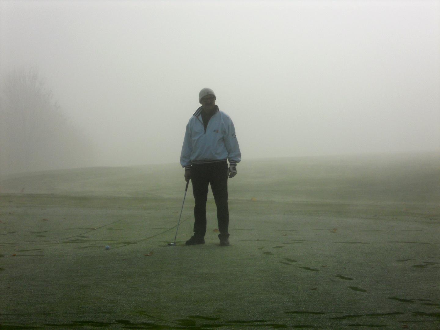 Allein auf dem Golfplatz??