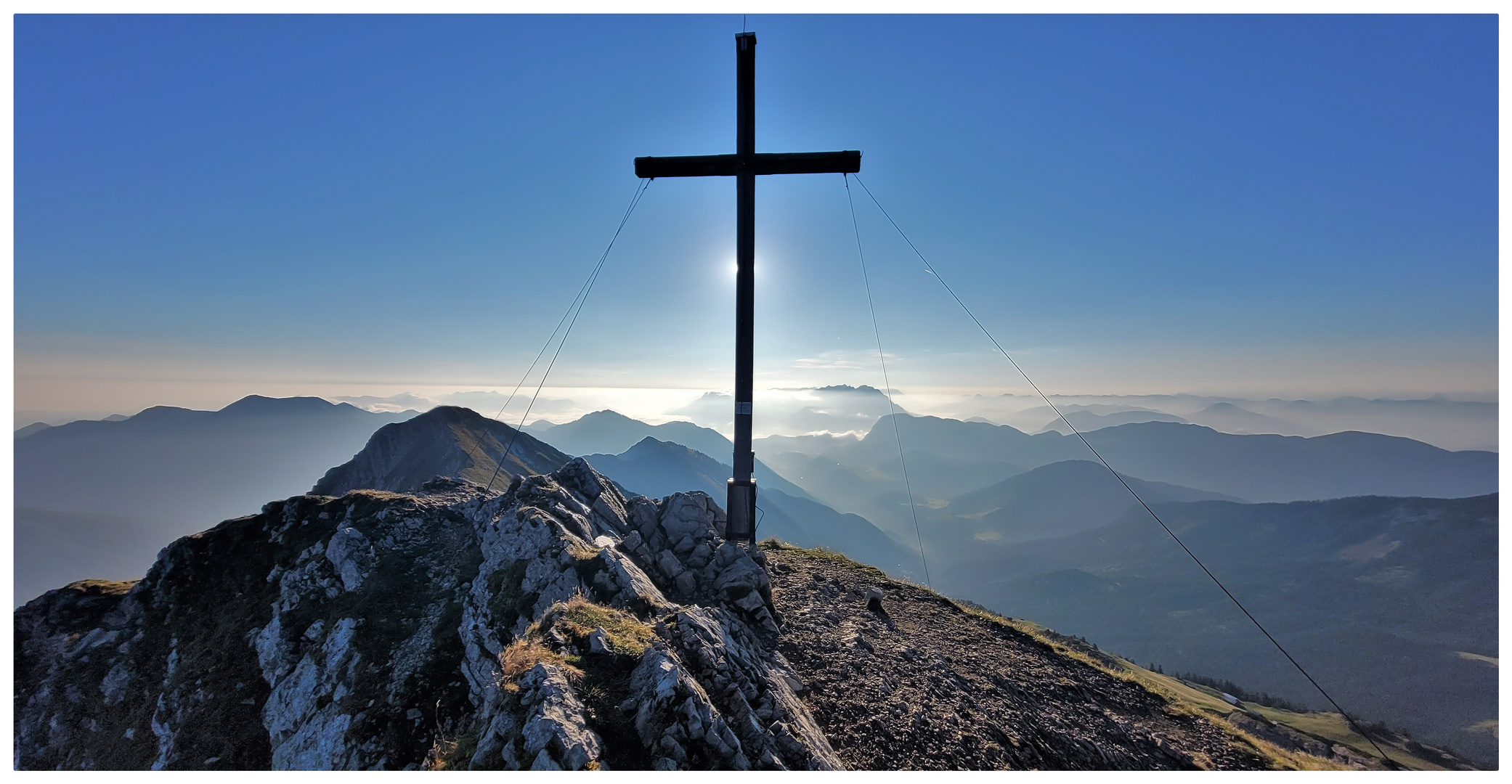 Allein auf dem Sonnwendjoch