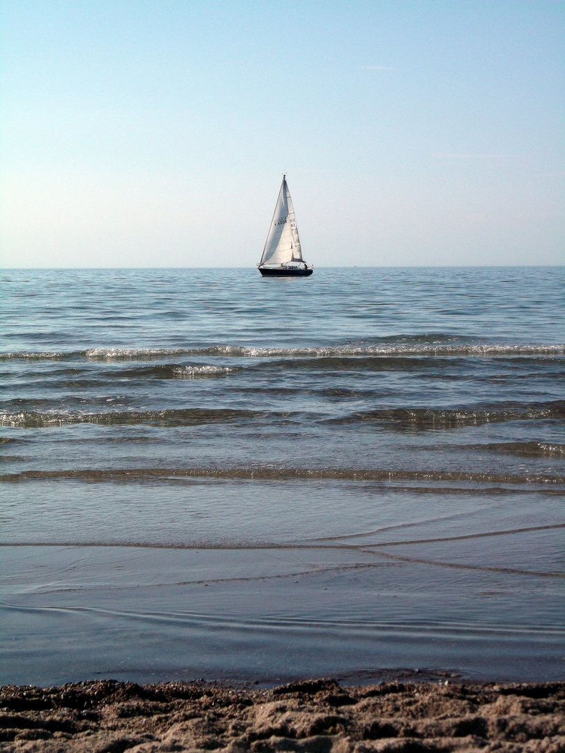 Allein auf der Ostsee