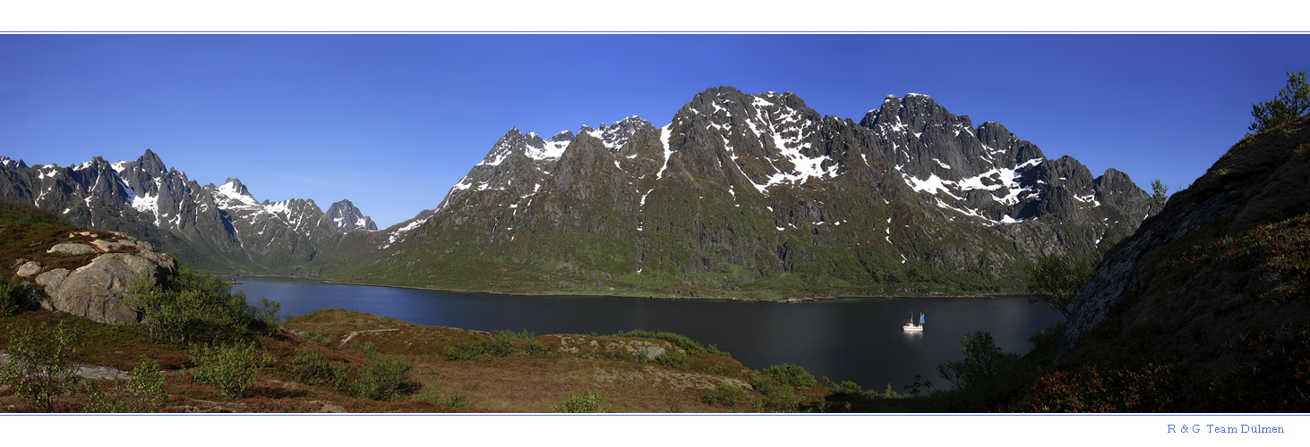 Allein im Austnesfjord