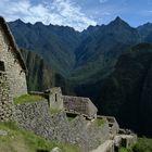 Allein in Machu Picchu.
