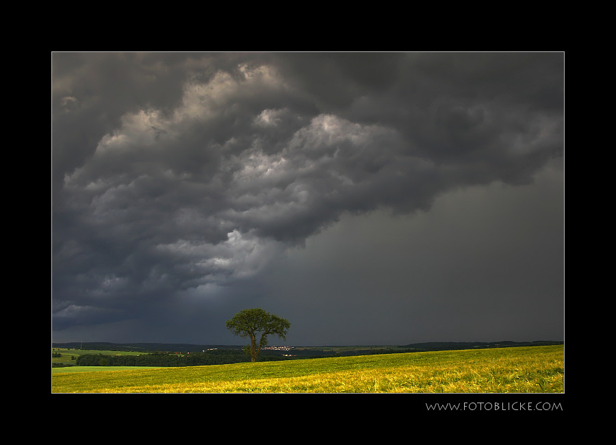 Allein mit dem Gewitter