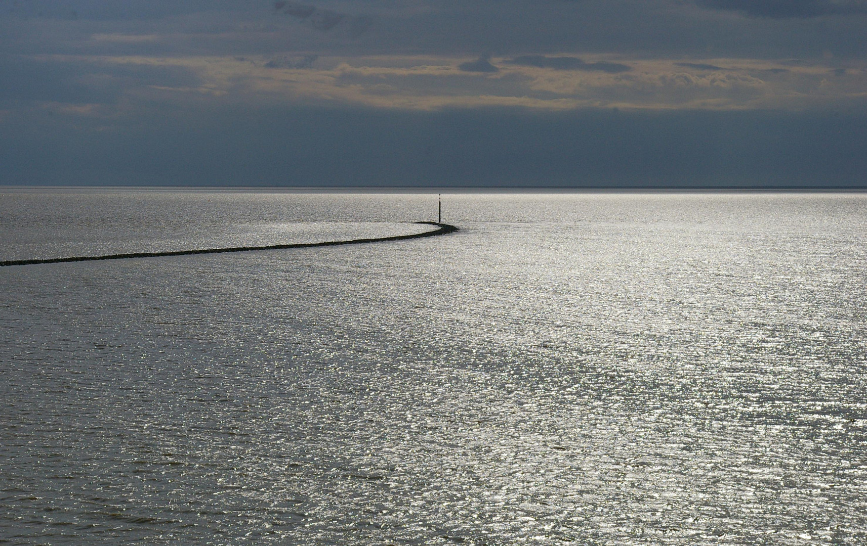 Allein,allein........Norddeich heute nachmittag