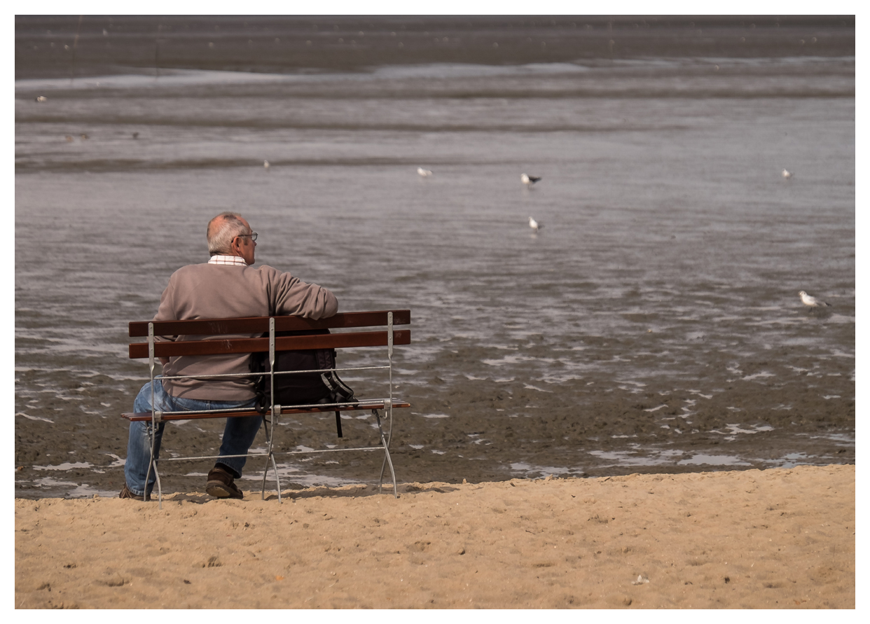 alleine am Meer