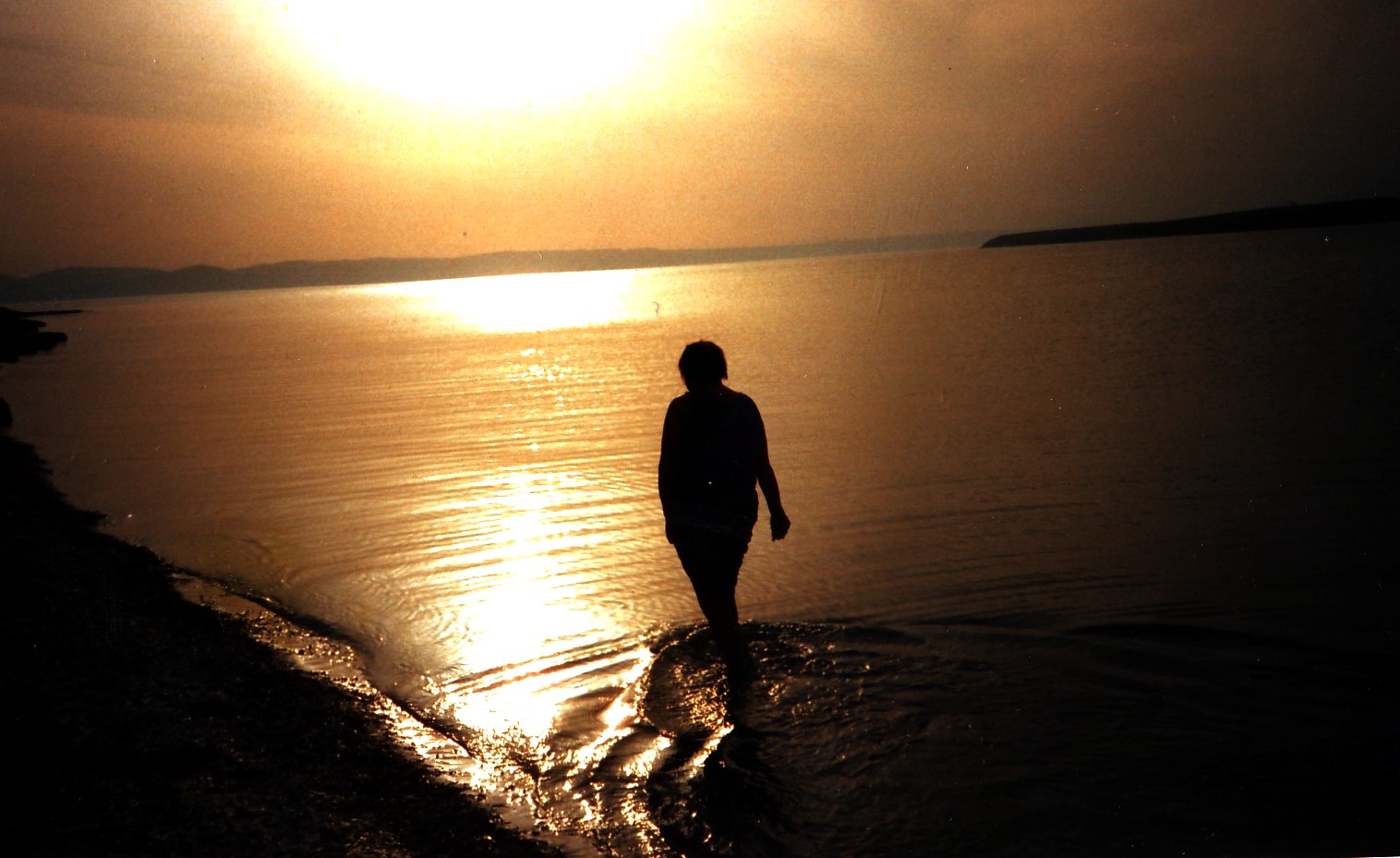 Alleine am Strand