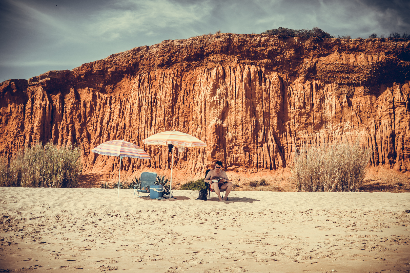 Alleine am Strand