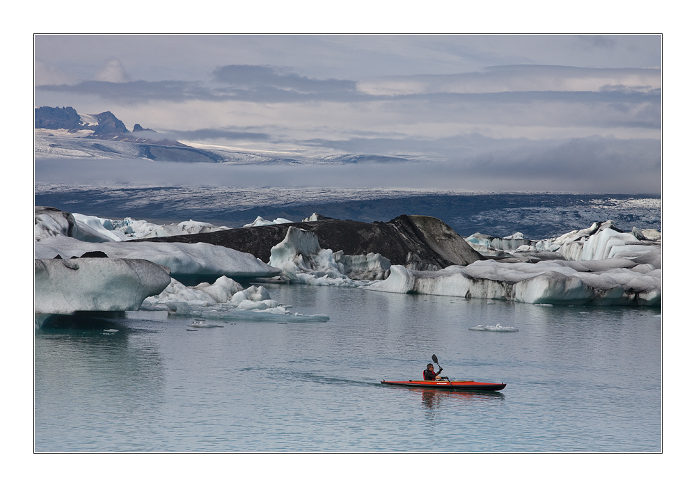 Alleine im Eismeer