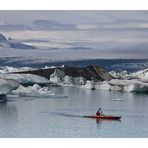 Alleine im Eismeer