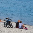 Aller à la plage en vélo