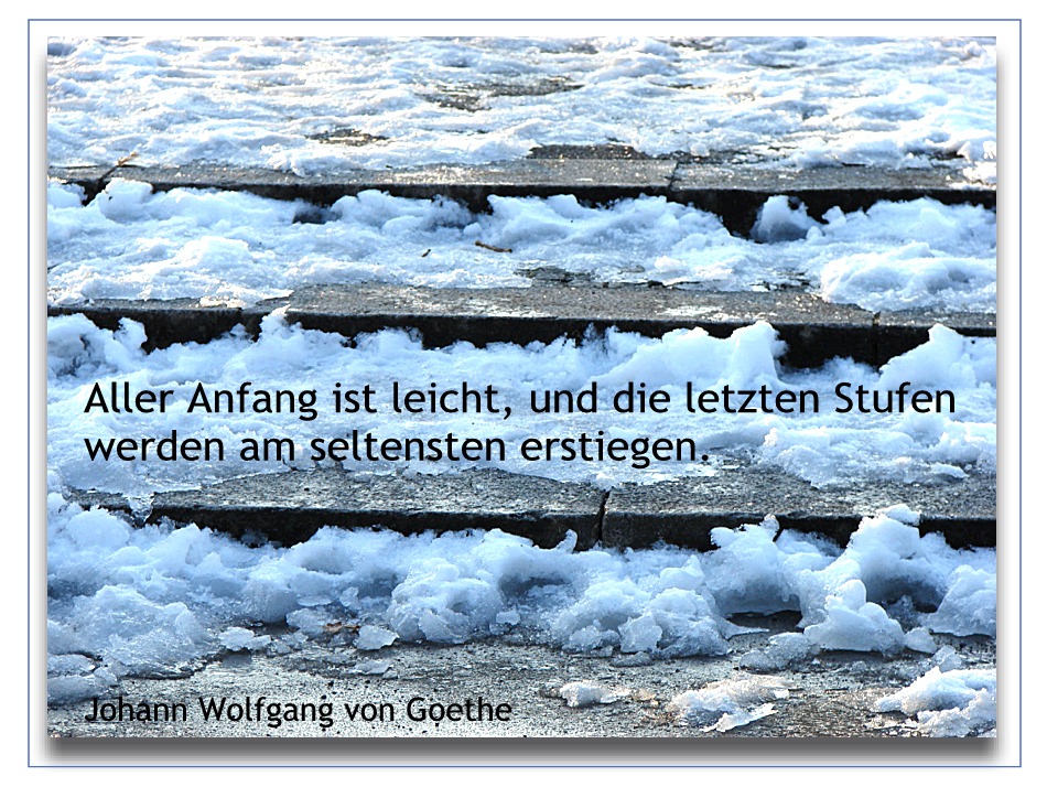 Aller Anfang ist leicht... Foto & Bild karten und kalender, karten