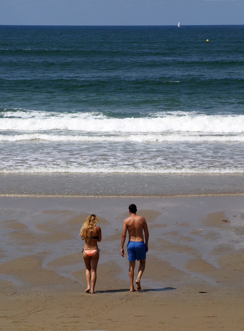 Aller nager à deux… -- Zu zweit schwimmen gehen…