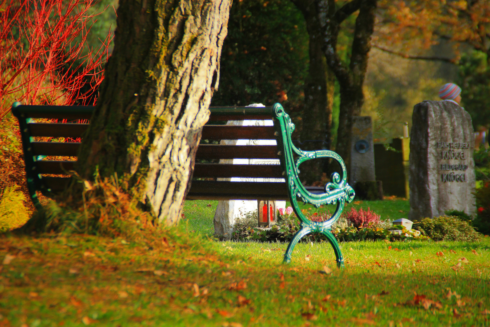 Allerheiligen auf dem Friedhof