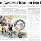 AllerZeitung  23.1.2020    Spende 1.100€ Wendehof 