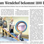 AllerZeitung  23.1.2020    Spende 1.100€ Wendehof 