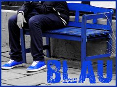 alles blau