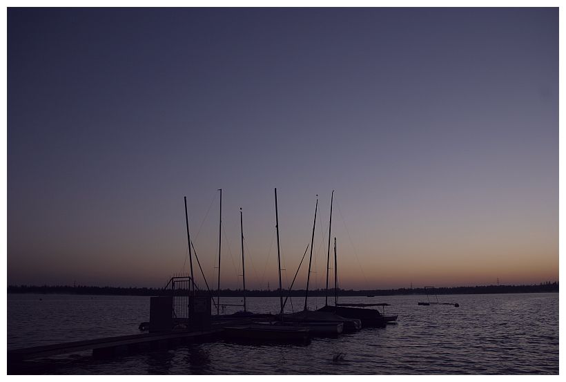 alles blau am Blausteinsee