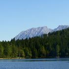 Alles blau, der See und der Himmel