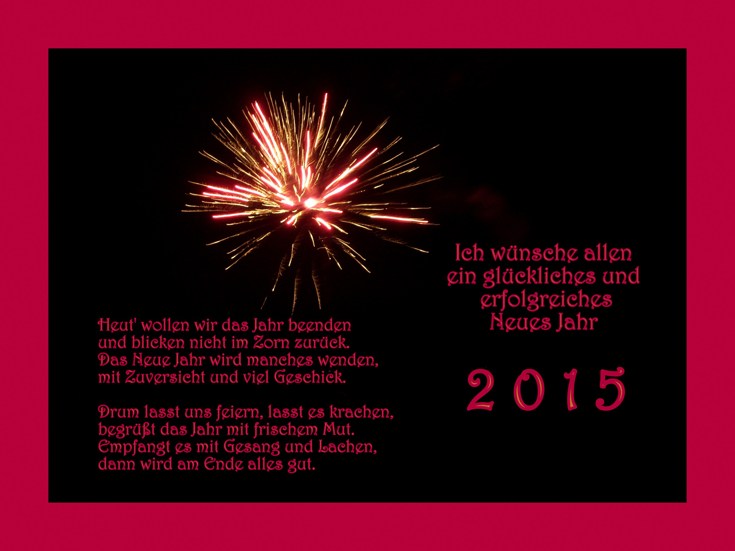 Alles Gute für 2015