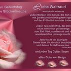 Alles Gute für Waltraud