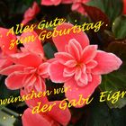 . . "Alles Gute Gabi Eigner !". .