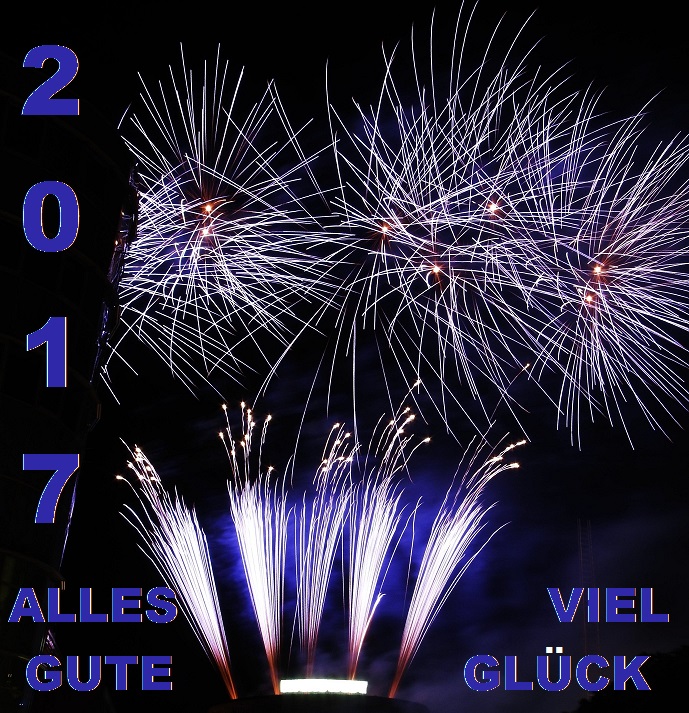 Alles Gute und viel Glück für 2017