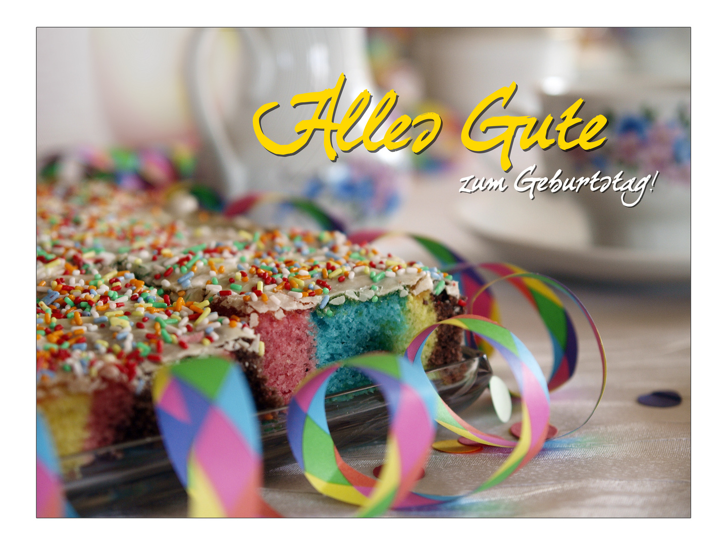 Alles Gute zum Geburtstag! Foto & Bild | karten und ...