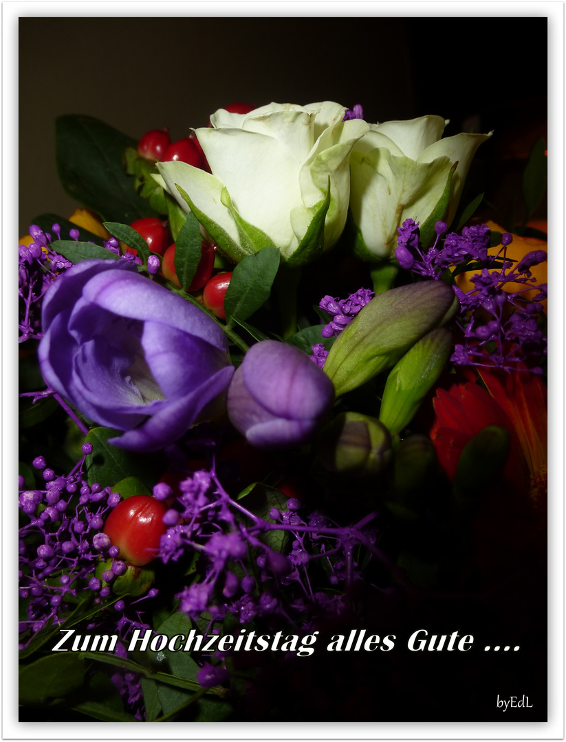 Alles Gute zum Hochzeitstag...