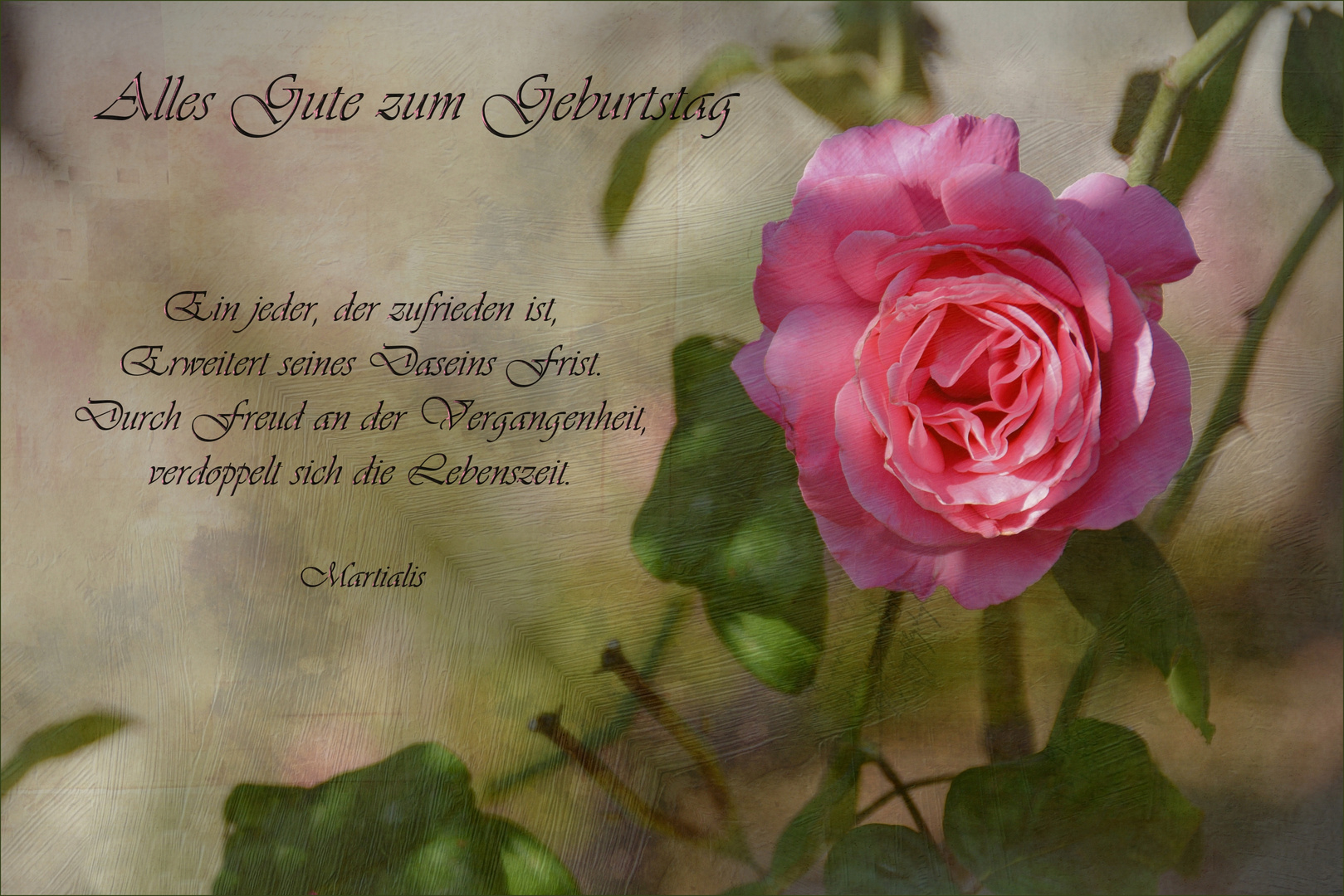 alles Liebe...