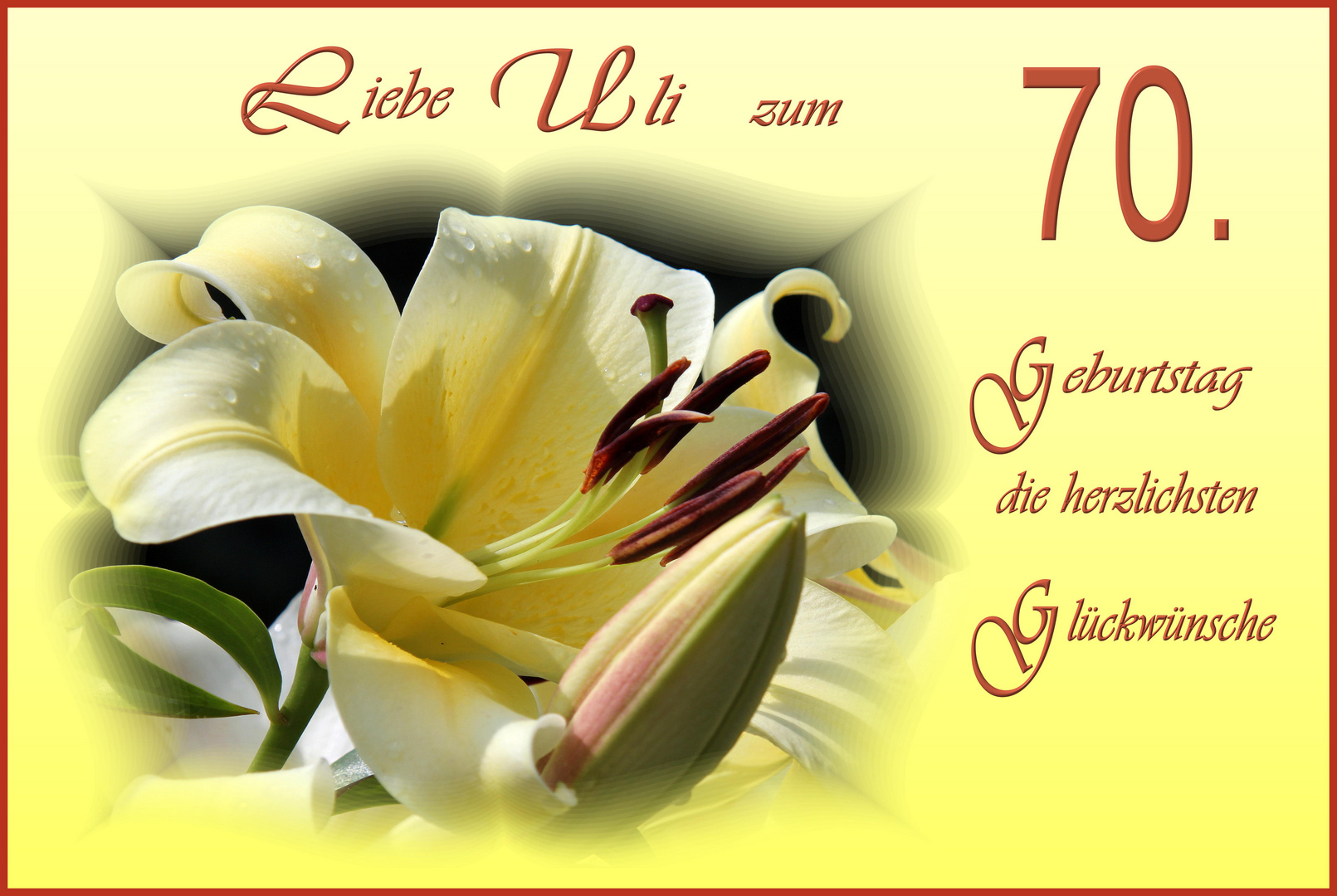 Alles Liebe für dich...