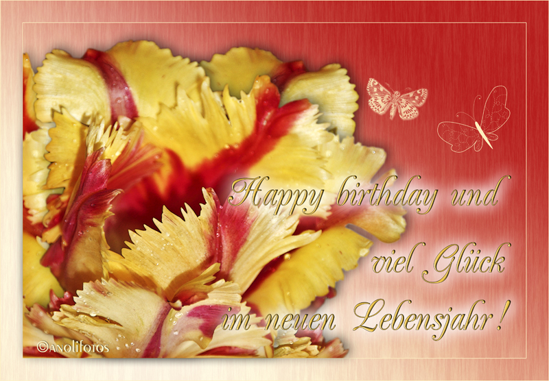 Alles Liebe zum Geburtstag,