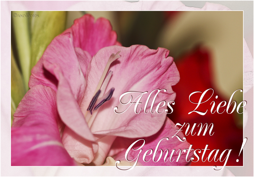 Alles Liebe zum Geburtstag,