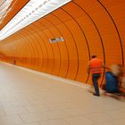 Alles sauber in der U-Bahn