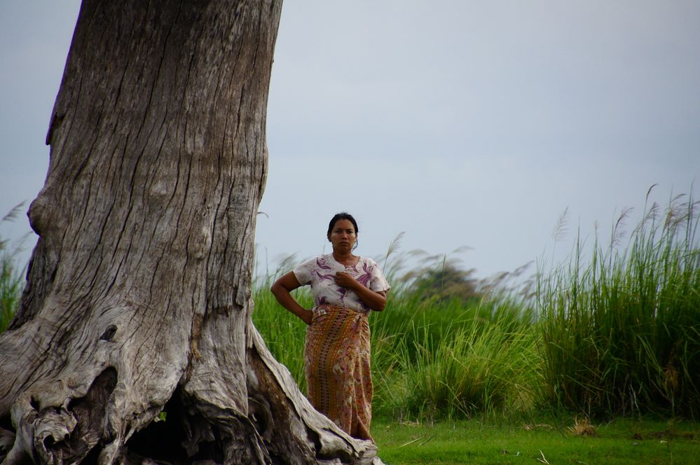 alles so riesig, bei der U-Bein brücke, burma 2011