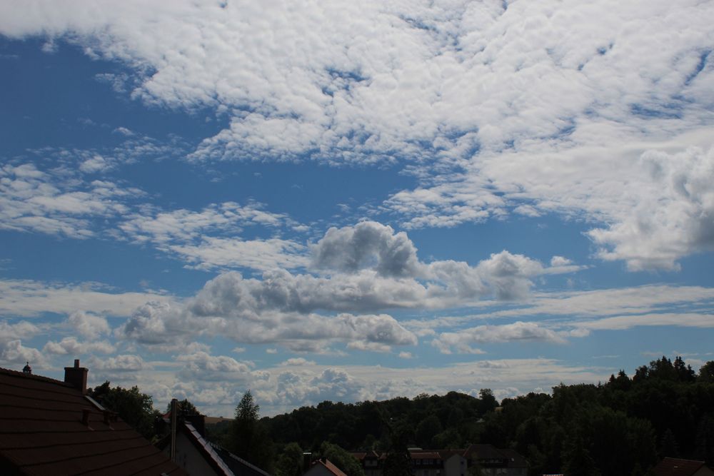 alles vertreten am Himmel