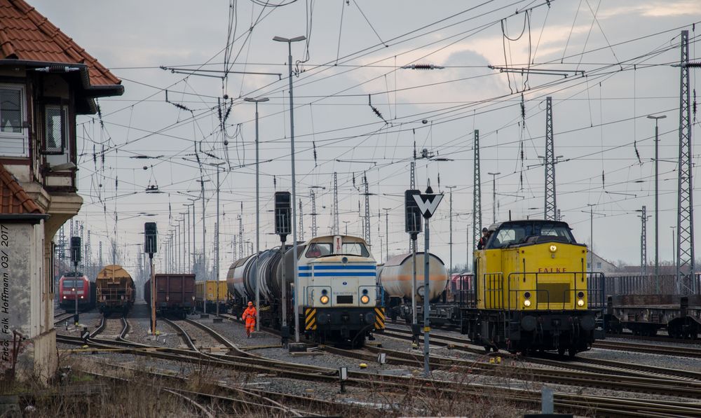 Alles voll im Güterbahnhof