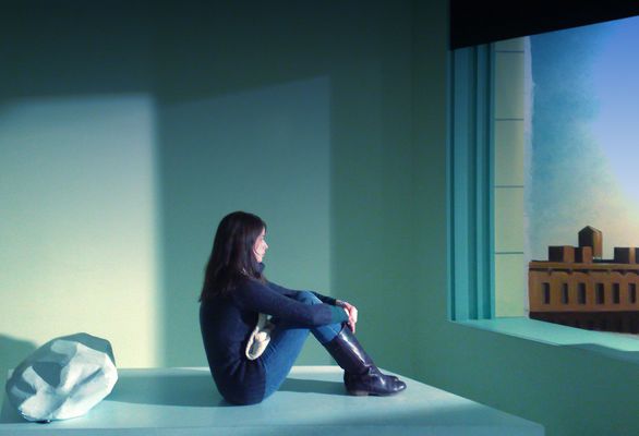 allestimento mostra hopper