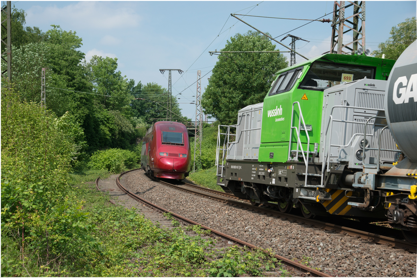 "Allez Monsieur conducteur de train!"