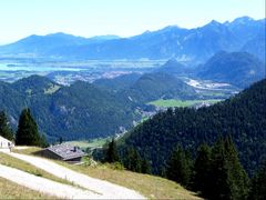 Allgäu, Blick vom Breitenberg nach Füssen