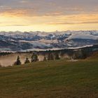 Allgäu. Sonnenaufgang