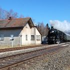 Allgäubahn mit Bayrischer S3/6 am Posten 39 am 24.3.2018