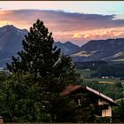 Allgäuer Alpen im Abendlicht