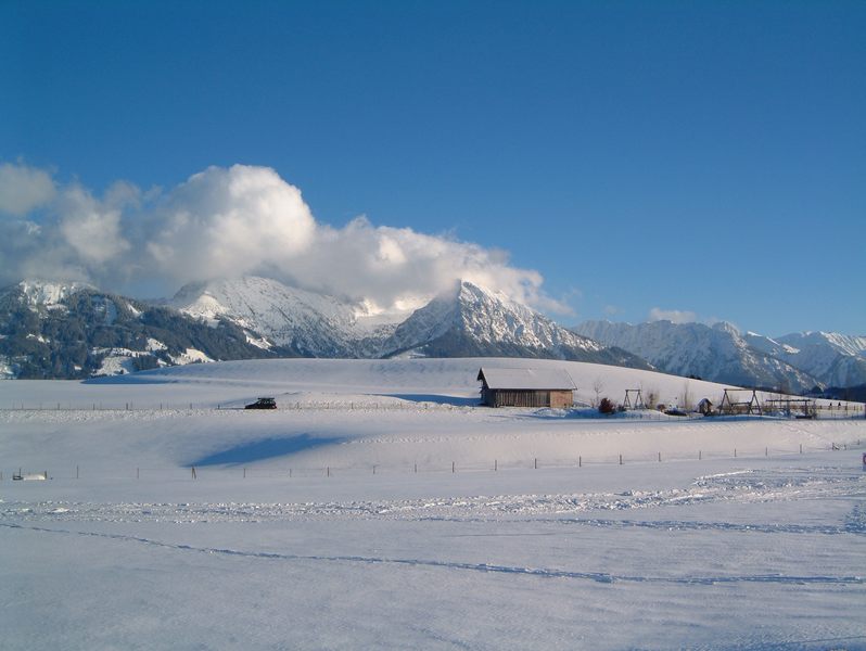 Allgäuer Berge im Schnee