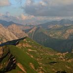 Allgäuer Berge im späten Abendblick!