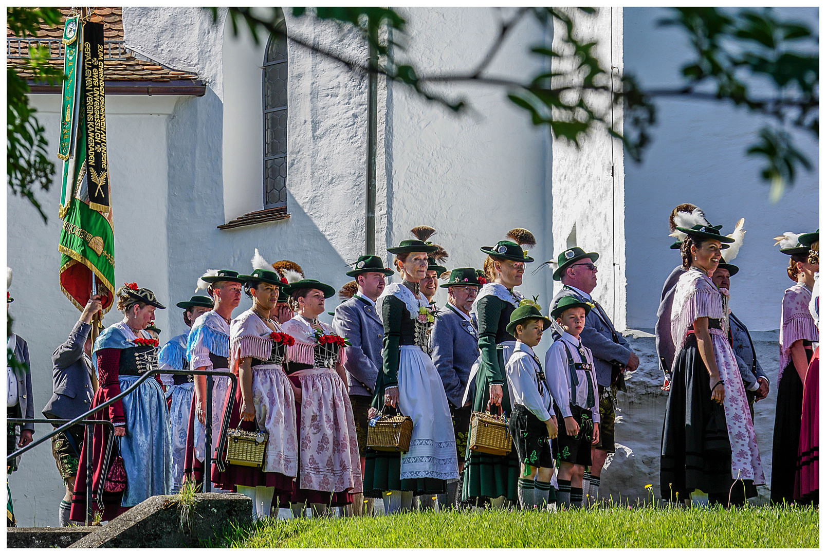 Allgäuer Gautrachtenfest in Haldenwang / Oberallgäu  (2)