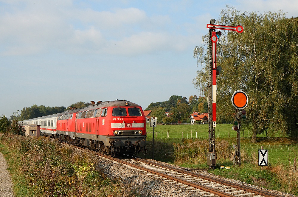 Allgäufernverkehr mit Formsignalen September 2009 (IV)